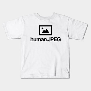 human.JPEG Kids T-Shirt